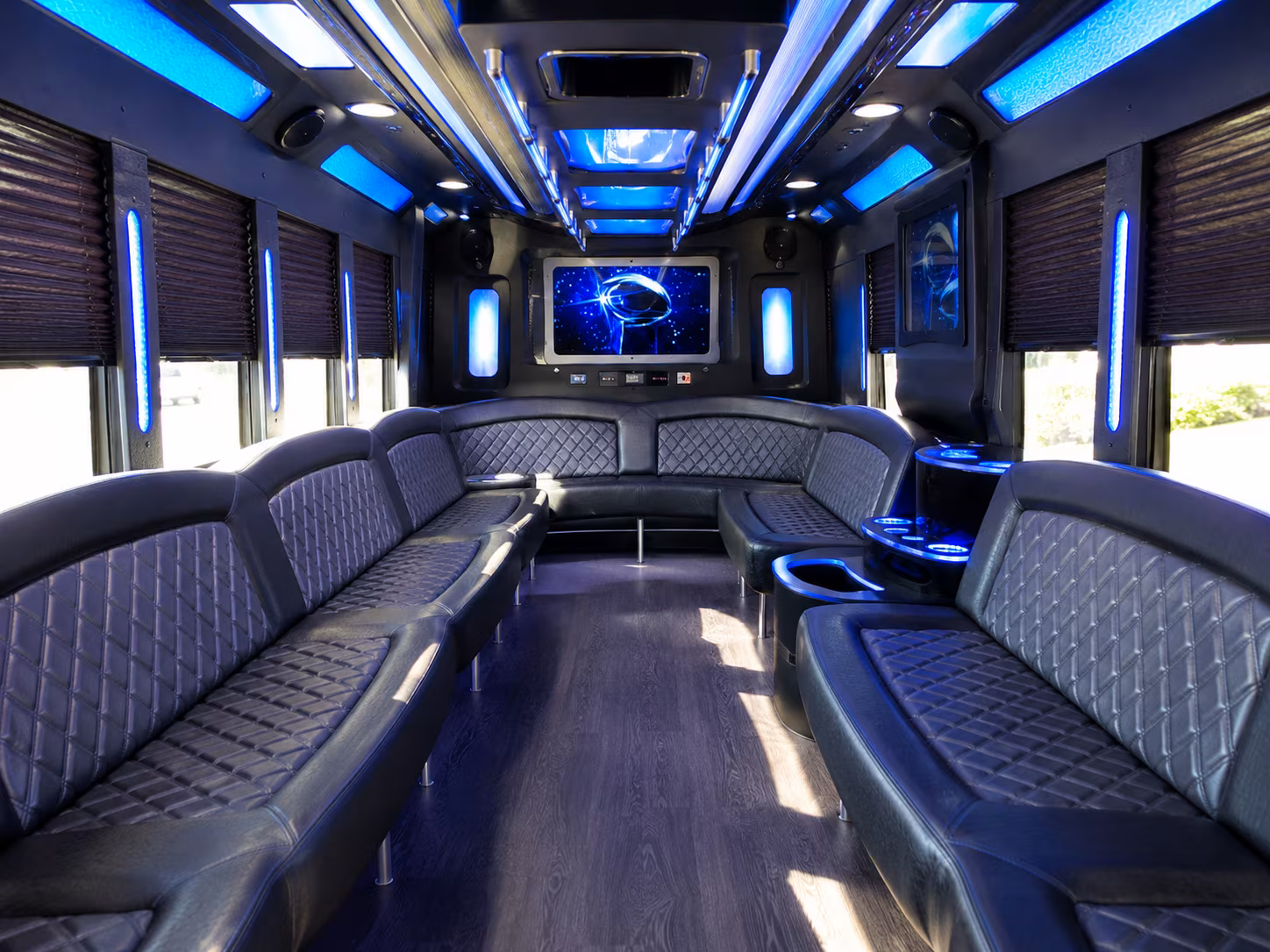 north las vegas 28 passenger party bus inside