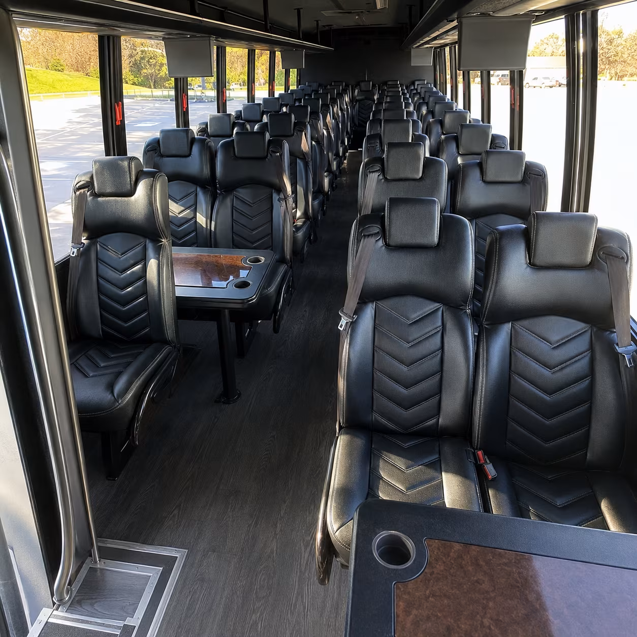 north las vegas private event transportation onboard seating